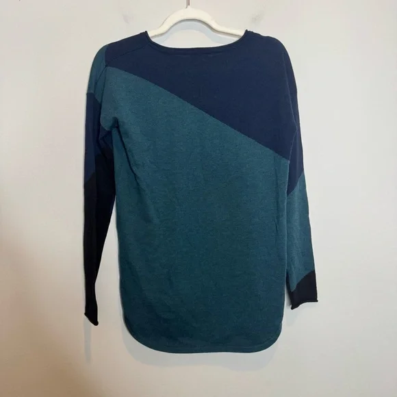 Smartwool Women’s Shadow Pine Colorblock Sweater Size Small - Picture 6 of 9
